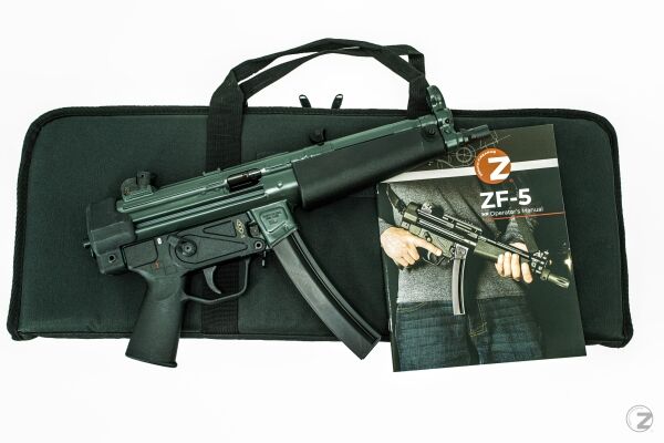 Gray ZF-5 Essentials Package by Zenith Firearms – MP5-style 9mm semi-automatic roller-delayed firearm