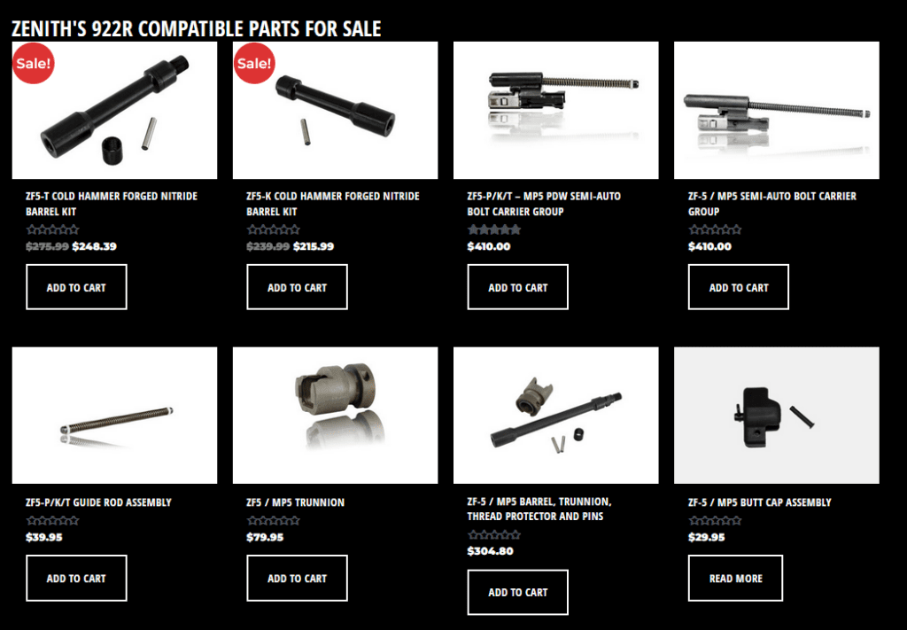 MP5 Parts That Will Level Up Your Build — Zenith Firearms